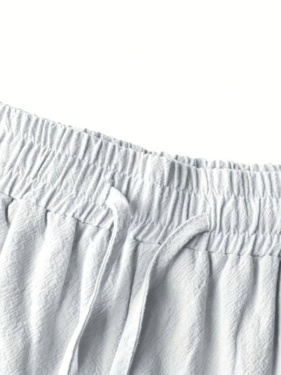 Callan – Lässige Leinen Shorts Mit Tasche