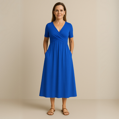Bridgett - Kurzärmeliges Kleid