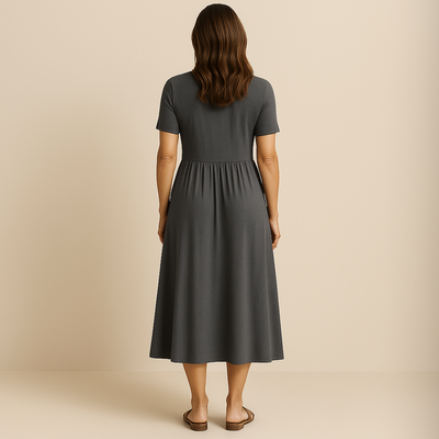 Bridgett - Kurzärmeliges Kleid
