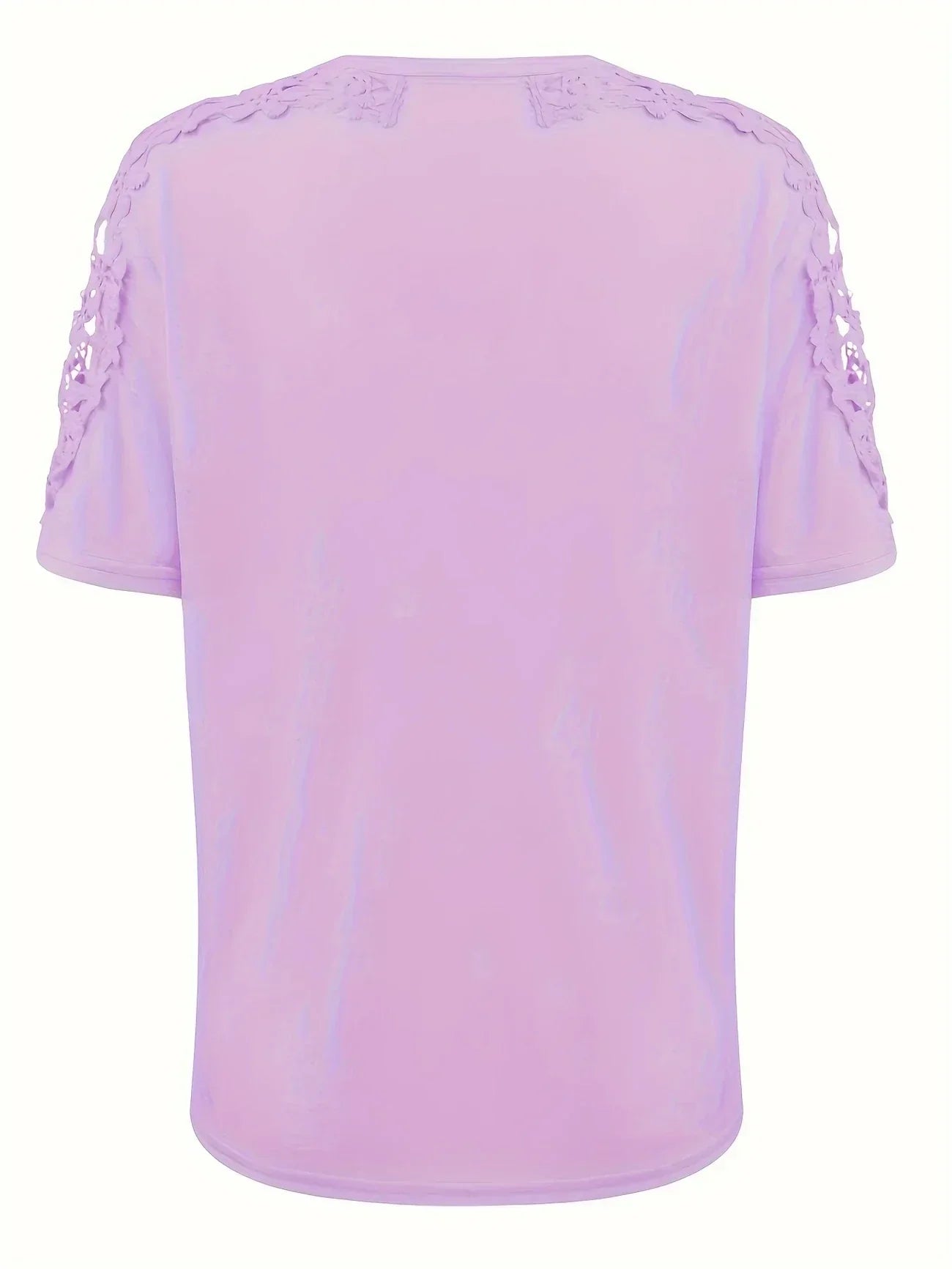 Ancuta – Elegantes Sommer Kurzarm T Hemd Mit Spitze