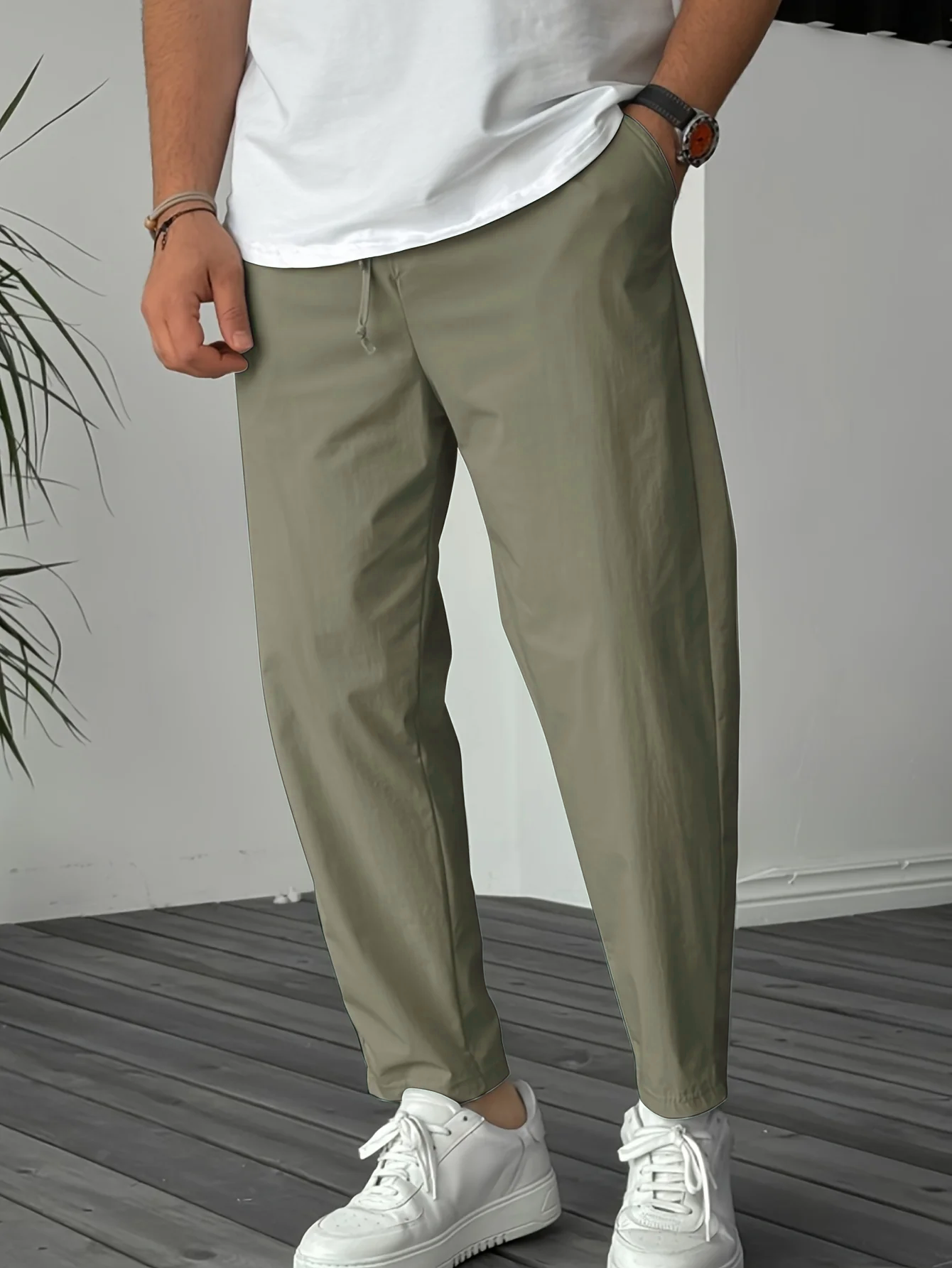 Blewett – Elegante Konisch Zulaufende Hose Mit Kordelzug