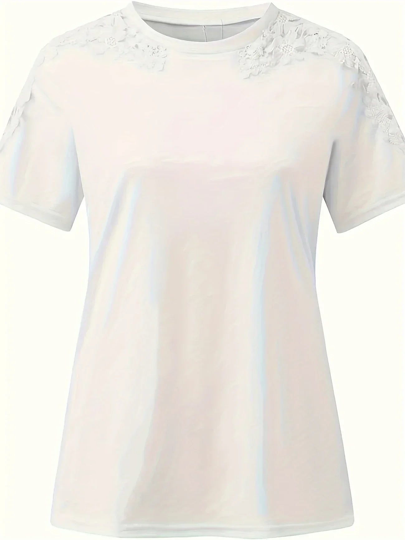 Ancuta – Elegantes Sommer Kurzarm T Hemd Mit Spitze