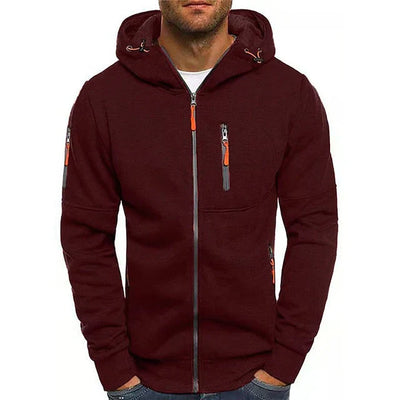 Clark - Reißverschluss Kapuze Strickjacke